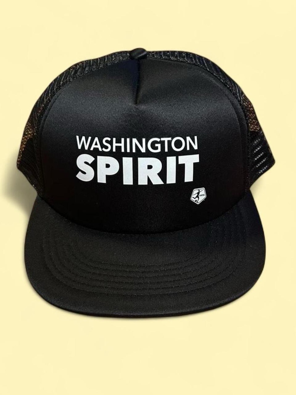 Washington Spirit Mesh Trucker Hat - Black
